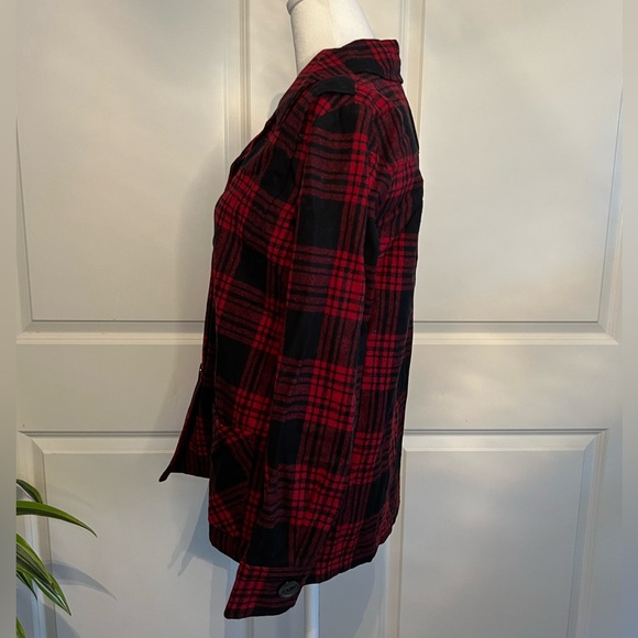 Pendleton Vintage Plaid Virgin Wool Blazer Sz Petite Small - Picture 5 of 7